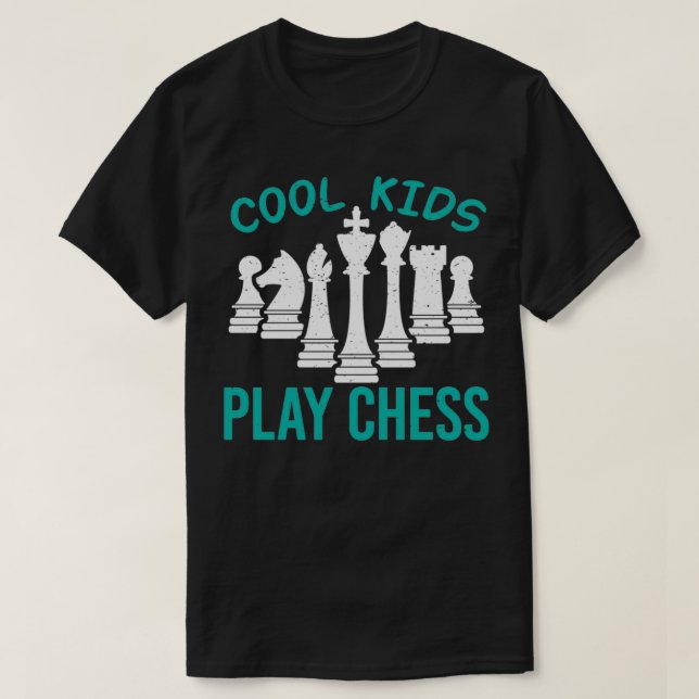 T-shirt Cool Enfants Jouer aux échecs I Drôle joueur d'éch (Design devant)