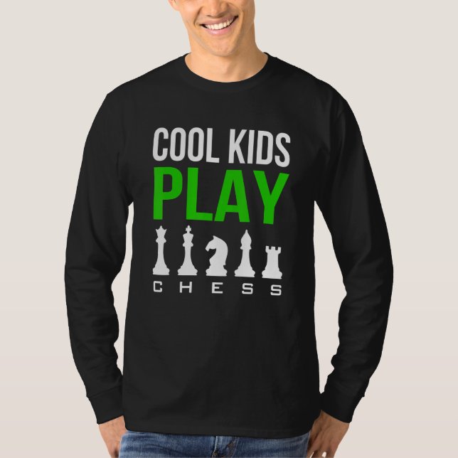 T-shirt Cool Enfants Jouer Échecs Jeu Jeu Jeu Jeu Jeu Jeu  (Devant)