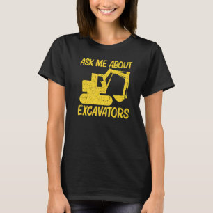 T-shirt Cool Excavateur Pour Hommes Femmes Équipement Lour