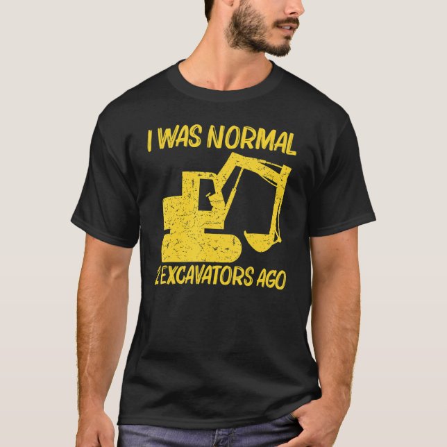 T-shirt Cool Excavateur Pour Hommes Femmes Équipement Lour (Devant)