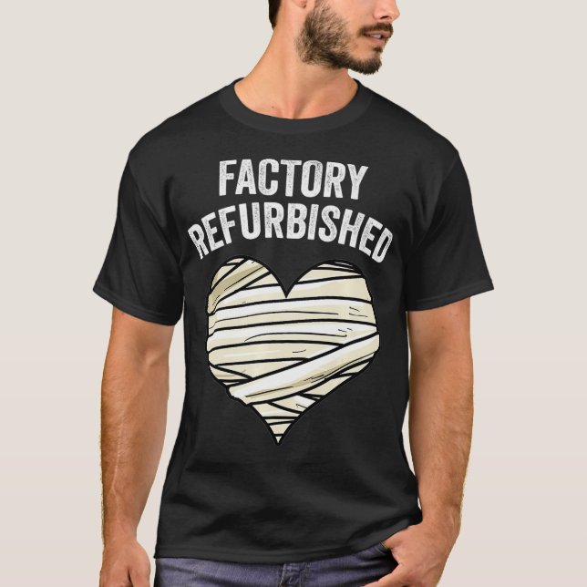 T-shirt Cool Factory rénové Coeur Funny Open Heart Su (Devant)