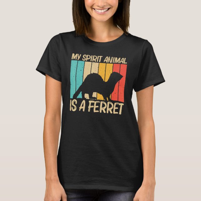 T-shirt Cool Ferret Pour Hommes Femmes Ferret Animal de co (Devant)