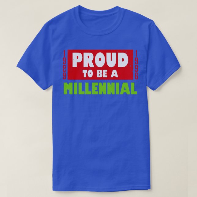 T-shirt Cool Fière Millennial Gen Y Slogan Cadeau Pour Mil (Design devant)