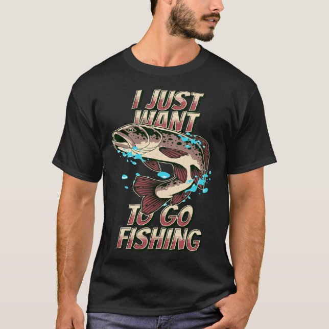 T-shirt Cool Fishing Fishing  Beautiful Fish (Devant)