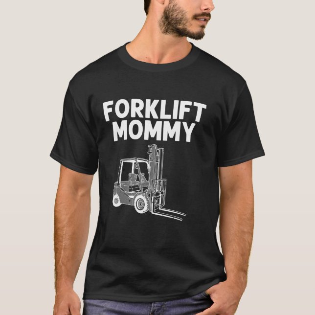 T-shirt Cool Forklift Art Pour Femmes Maman Forklift Certi (Devant)