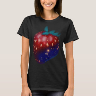 T-shirt Cool fraise fraise galaxie fraise fermier