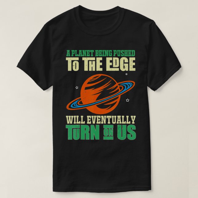 T-shirt Cool Funny Astronomie Planète spatiale Retro Scien (Design devant)
