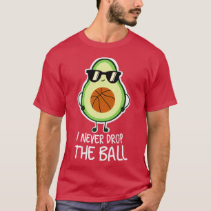 T-shirt Cool Funny Avocado Basketball