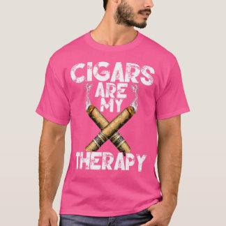 T-shirt Cool Funny Cigar s Cigars sont ma thérapie