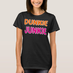 T-shirt Cool Funny Dunkie Junkie Coffee Love Funny Coffee