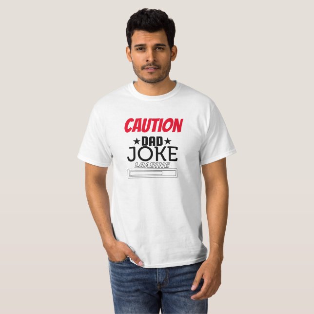 T-shirt Cool Funny Papa Joke Design (Devant entier)