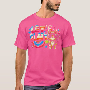 T-shirt Cool Funny Tennis Chat Portant des lunettes de sol
