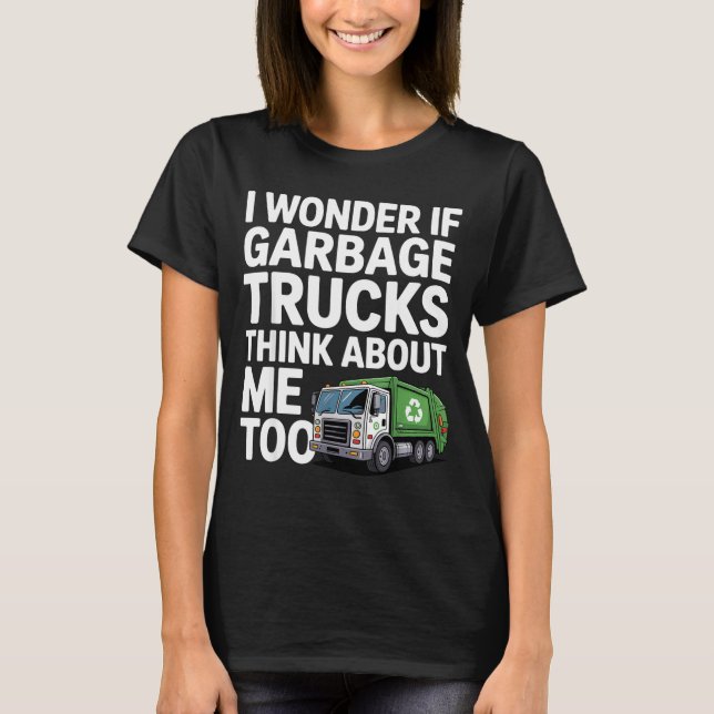T-shirt Cool Garbage Truck Design For Men Women Trash Garb (Devant)