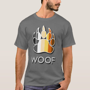 T-shirt Cool Gay Bear Pride Drapeau Oear Paw WOOF