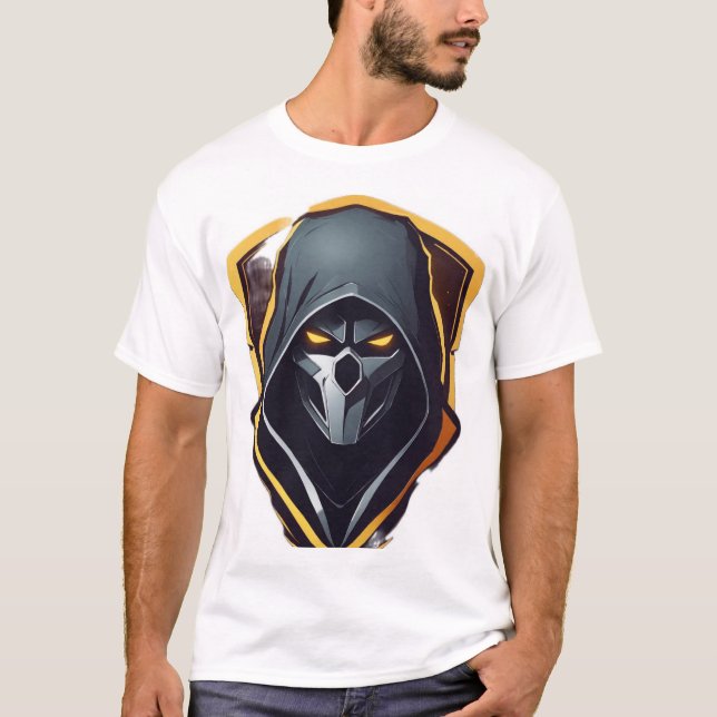 T-Shirt cool Ghost - Éffrayant et élégant (Devant)