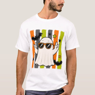 T-shirt Cool Ghost Lunettes de soleil Rock On Hall