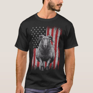 T-shirt Cool Goat Lover 4 juillet Patriotique Usa Indépend