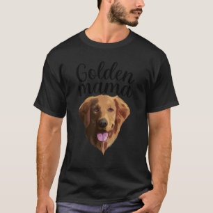 T-shirt Cool Golden Retriever Pour Femmes Maman Mama Pet C