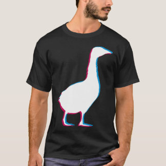 T-shirt Cool Goose Duck Silhouette Stylish Geese Bird Anim