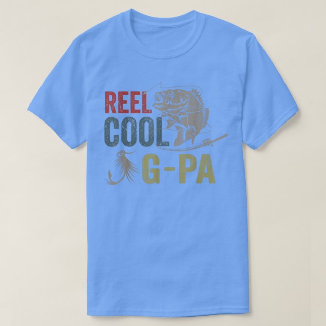 T-shirt Cool GPa Fête des pères de pêche  (Design devant)