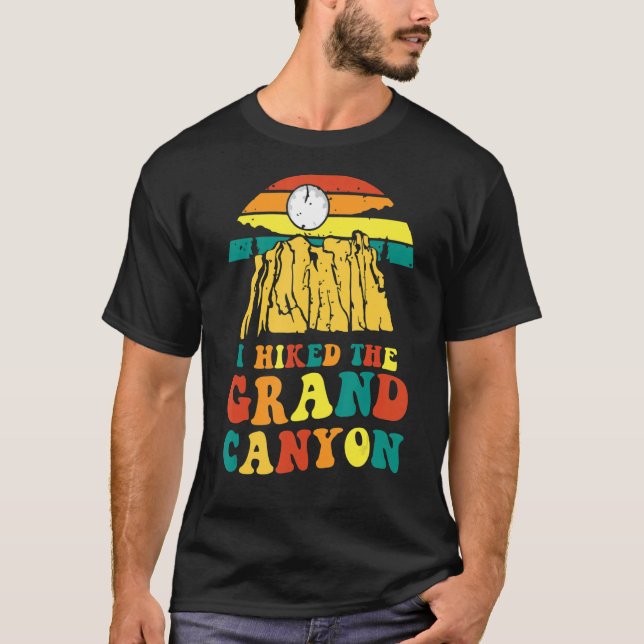 T-shirt Cool Grand Canyon Pour Hommes Femmes Randonnée Nat (Devant)