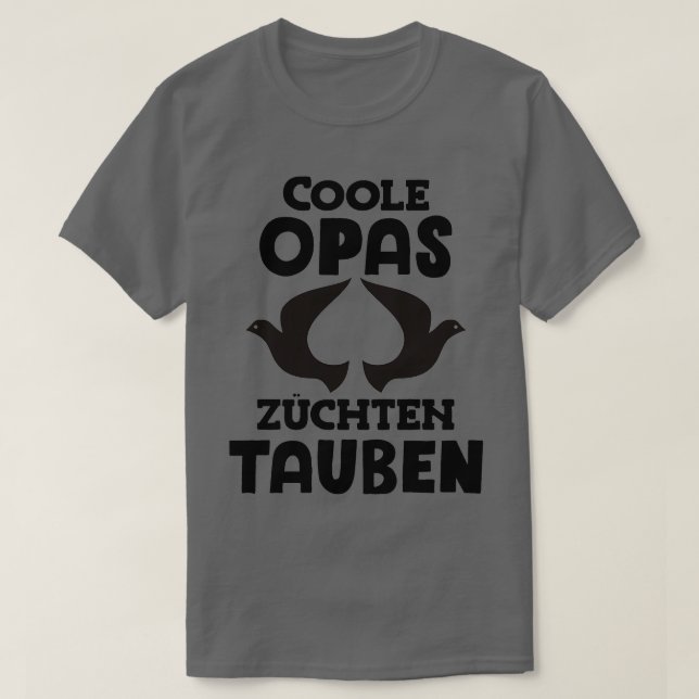 T-shirt Cool grandpas breed pigeons pigeon fanciers carrie (Design devant)