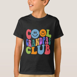 T-shirt Cool Grandpas Club Papa Papa Papa Papa Papa Père F