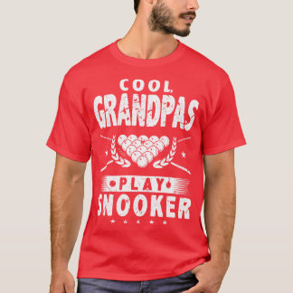 T-shirt Cool Grandpas Jouer Snooker