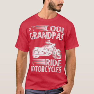 T-shirt Cool Grandpas Ride Motos Père Day Motorbik