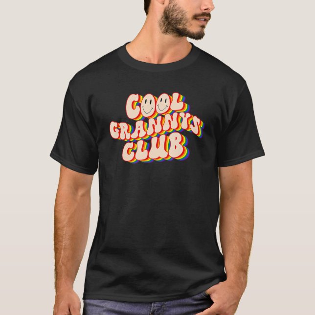 T-shirt Cool Grannys Club LGBTQ Pride Gay Pride Rainbow LG (Devant)