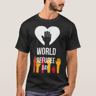 T-shirt Cool Graphic World Refugee Day