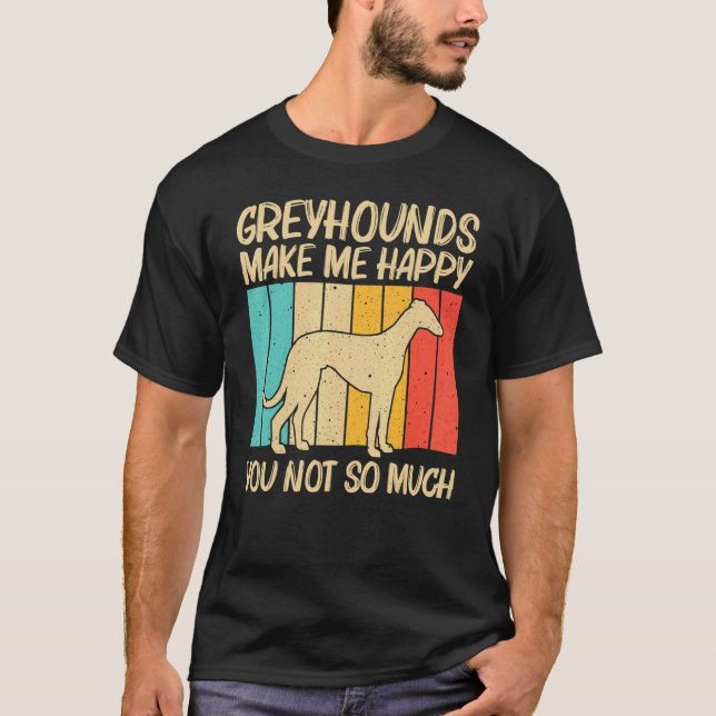 T-shirt Cool Greyhound For Men Women Sighthound Pet Dog Br (Devant)