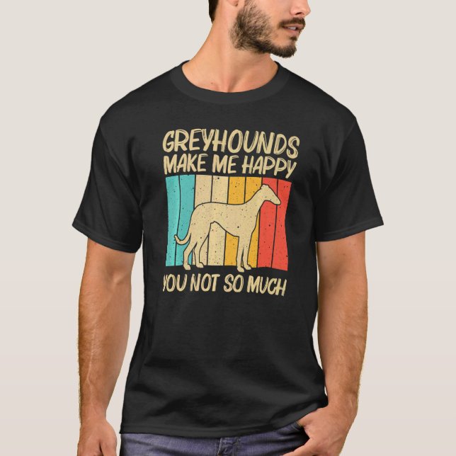 T-shirt Cool Greyhound For Men Women Sighthound Pet Dog Br (Devant)