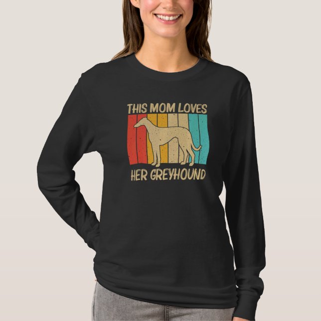 T-shirt Cool Greyhound Pour Maman Femmes Sighththththight  (Devant)