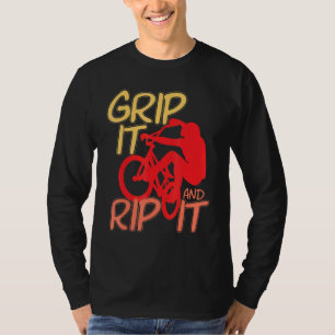 T-shirt Cool Grip It Bmx Et Rip It Bmx équitation Bmx Vélo