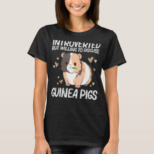 T-shirt Cool Guinée Cochon Pour Hommes Femmes Roue Fluffy