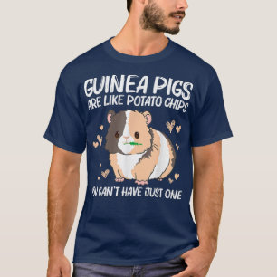 T-shirt Cool Guinée Cochon Pour Hommes Femmes Roue Fluffy
