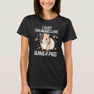 T-shirt Cool Guinée Cochon Pour Hommes Femmes Roue Fluffy