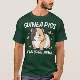 T-shirt Cool Guinée Cochon Pour Hommes Femmes Roue Fluffy