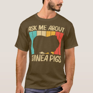T-shirt Cool Guinée Pig Design For Men Women Cavy Pet Rode