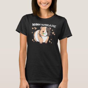 T-shirt Cool Guinée porc pour femmes maman Wheek Fluffy Ca