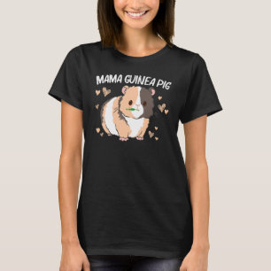 T-shirt Cool Guinée porc pour femmes maman Wheek Fluffy Ca