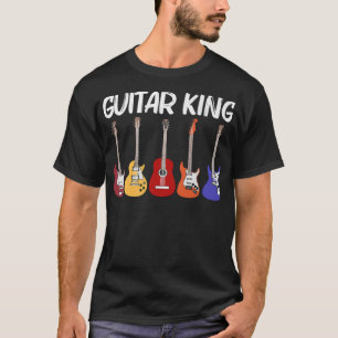 T-shirt Cool Guitar For Men Dad Guitar Player Electric Gui