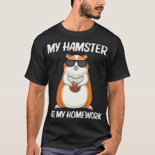 T-shirt Cool Hamster Cadeau Pour Enfants Filles Syrien Nai