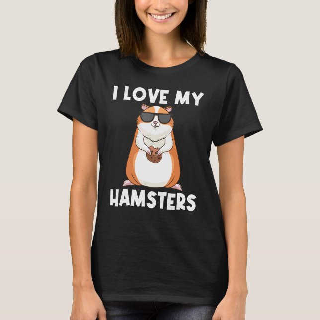 T-shirt Cool Hamster Pour Hommes Femmes Syrien Dwarf Roden (Devant)