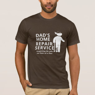 T-shirt Cool Handyman Papa Shirt, Mari Drôle