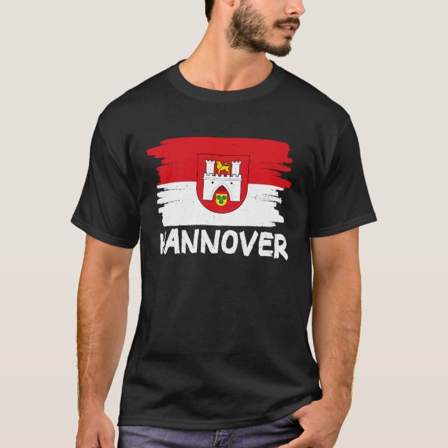 T-shirt Cool Hannover Flag (Devant)