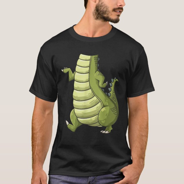 T-shirt Cool Headless Crocodile Halloween Costume Funny La (Devant)