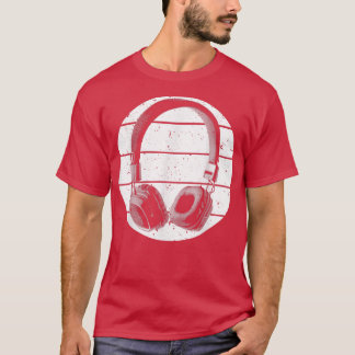 T-shirt Cool Headphones For Men Women Musician Edm Music P