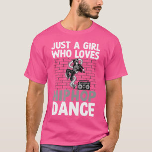 T-shirt Cool Hip hop Dance Art Pour Femmes Filles Hip hop
